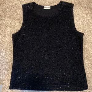 Black sweater vest